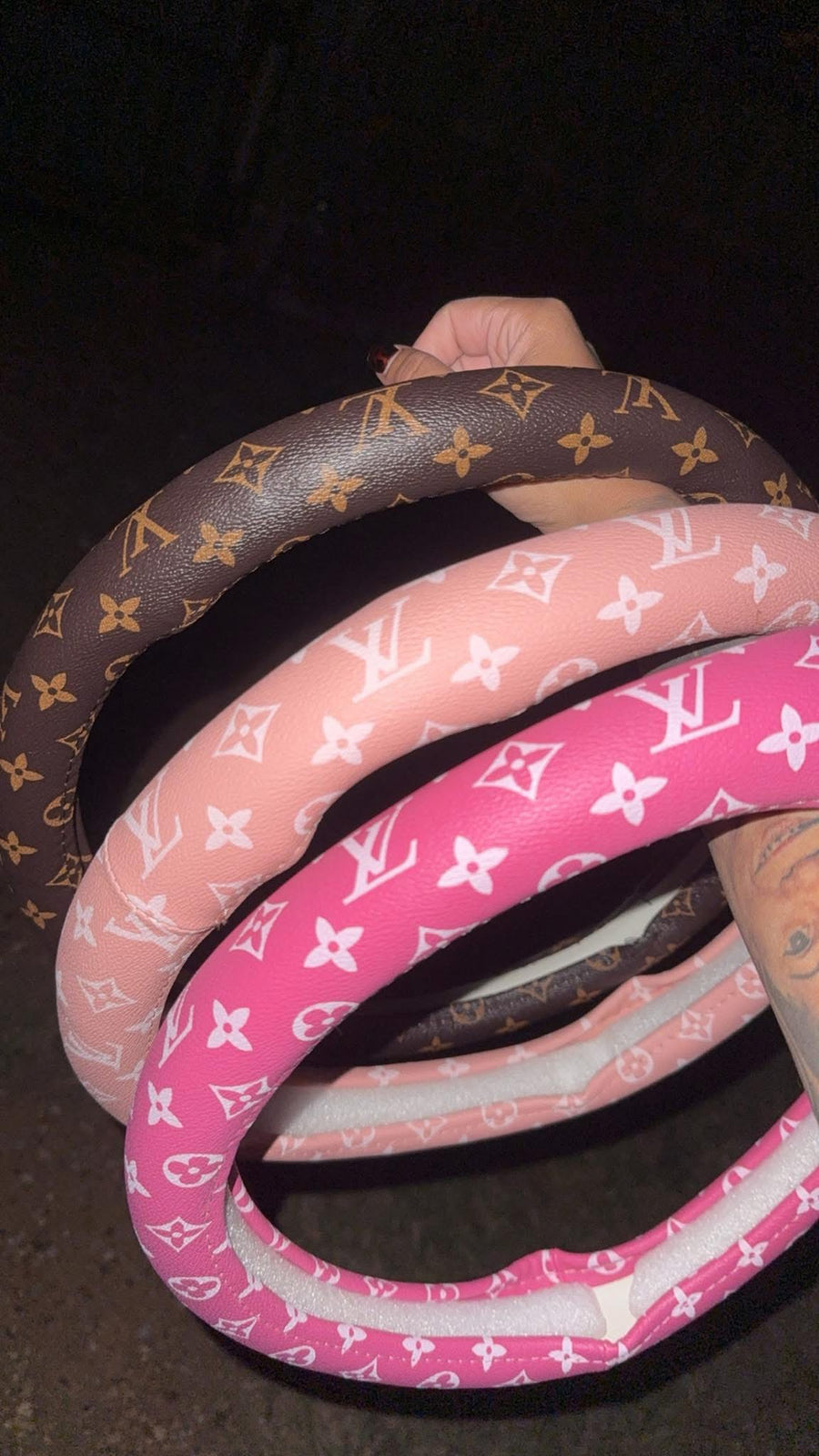 Light pink - Steering Wheel Cover