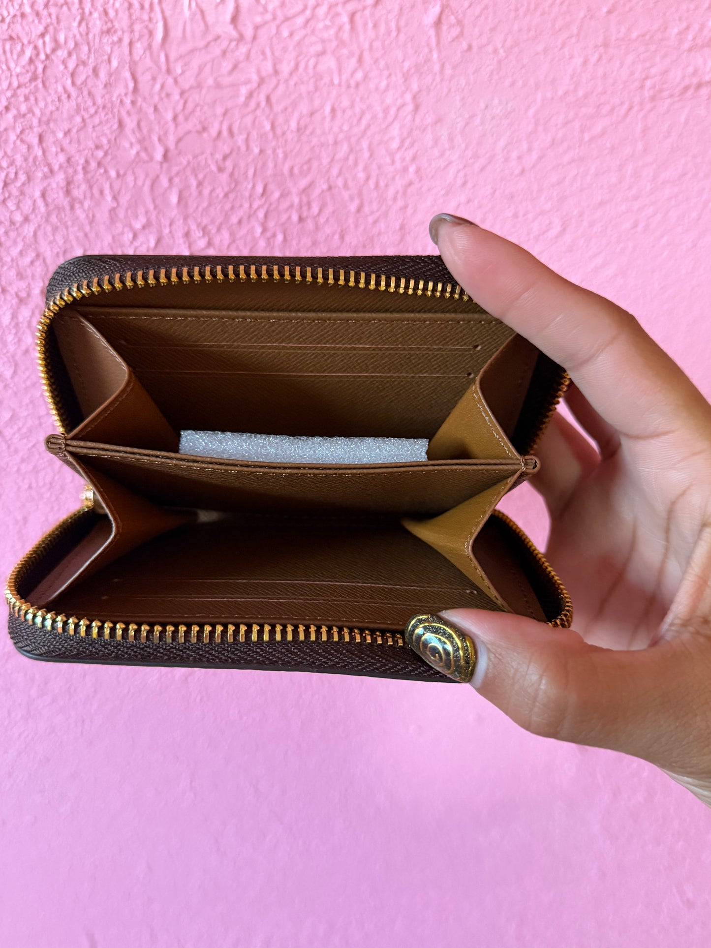 Brown small wallet